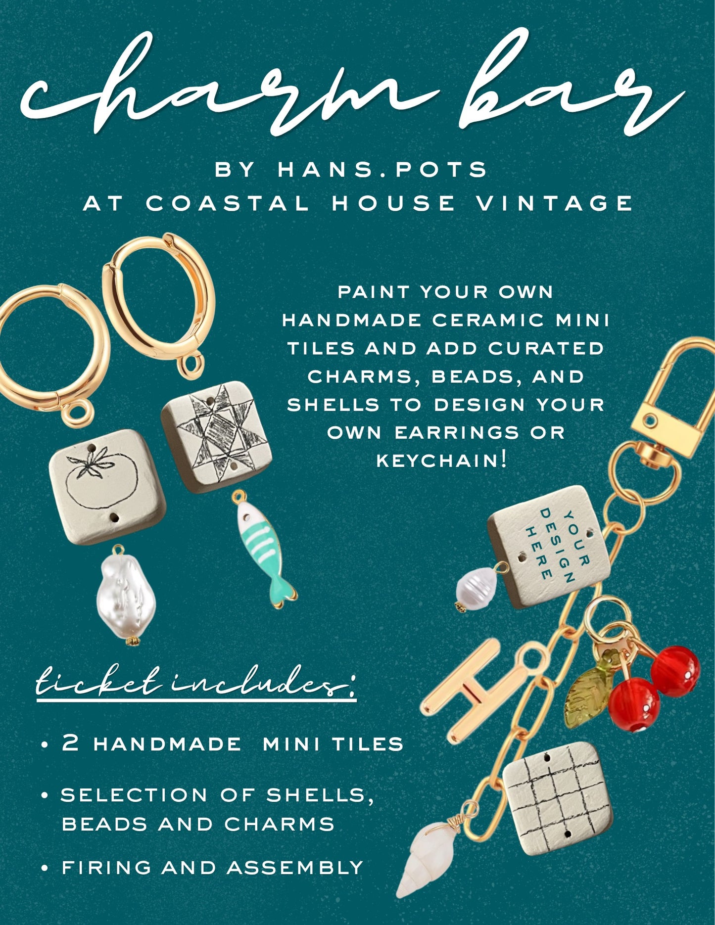 Ceramic Charm Bar - Friday 5/15 7pm