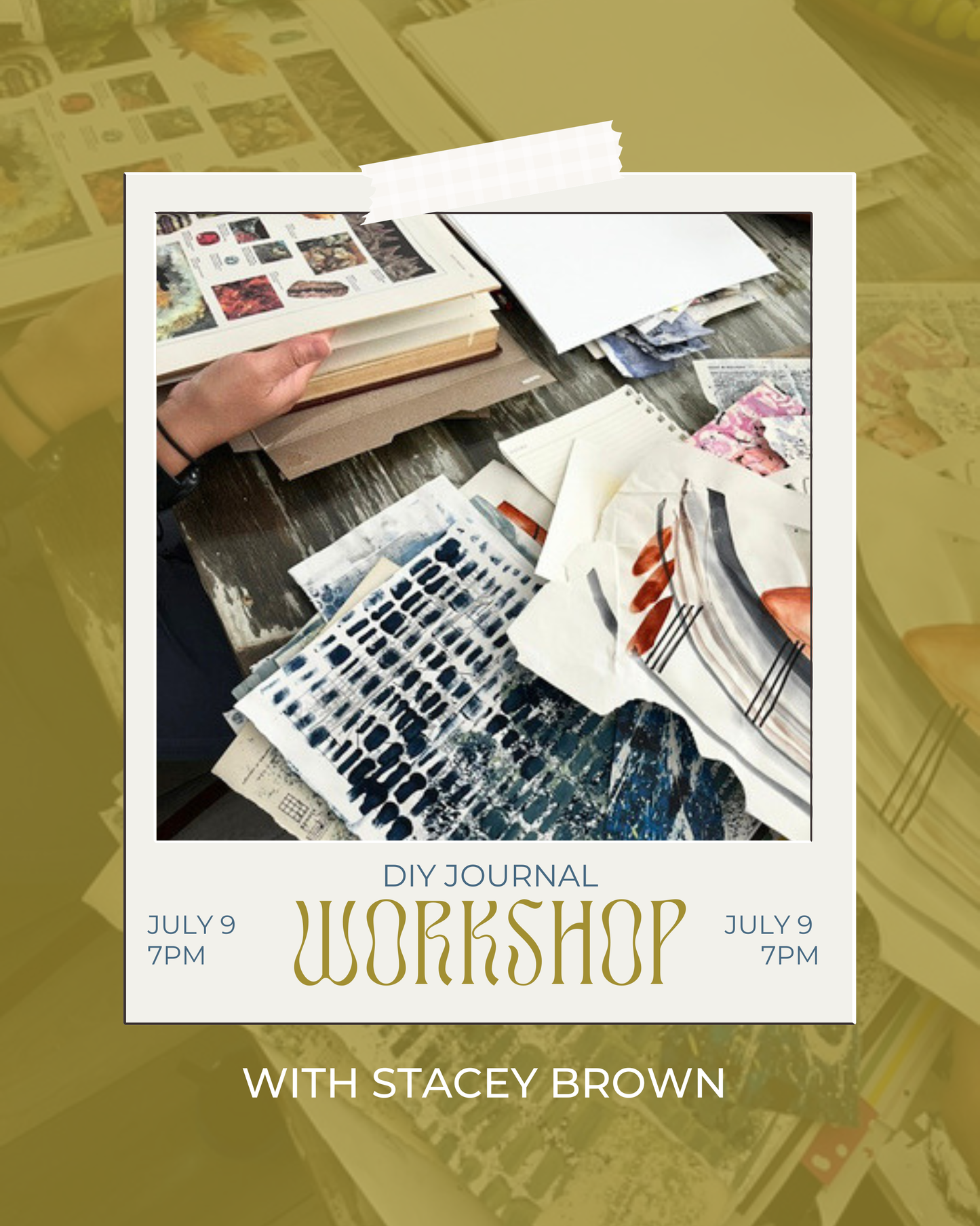 Create Your Own Journal with Stacey Brown 7/9 7p