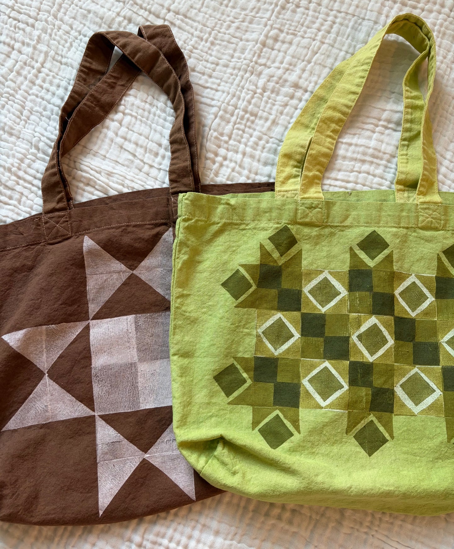 "Garden Quilt" Tote Bag Printing - Wednesday 5/20 7pm